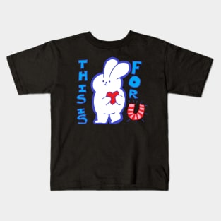 cute rabbit Kids T-Shirt